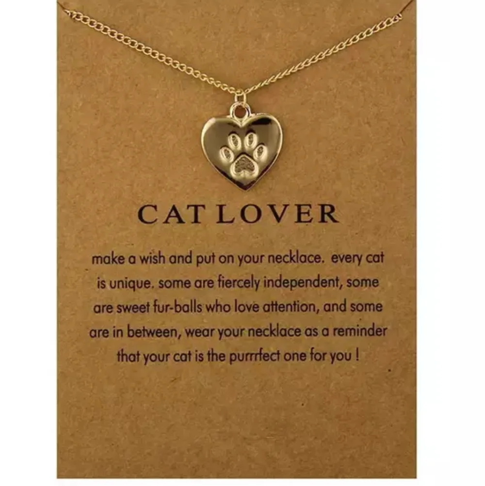 🐱🐈Reminders Cat Lovers Charm Necklace🐈🐱